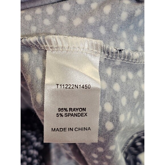 ALK Women's M Lemon Tart‎ Reversible Adjustable Swing Midi Dress Jersey Knit NEW - Picture 9 of 11